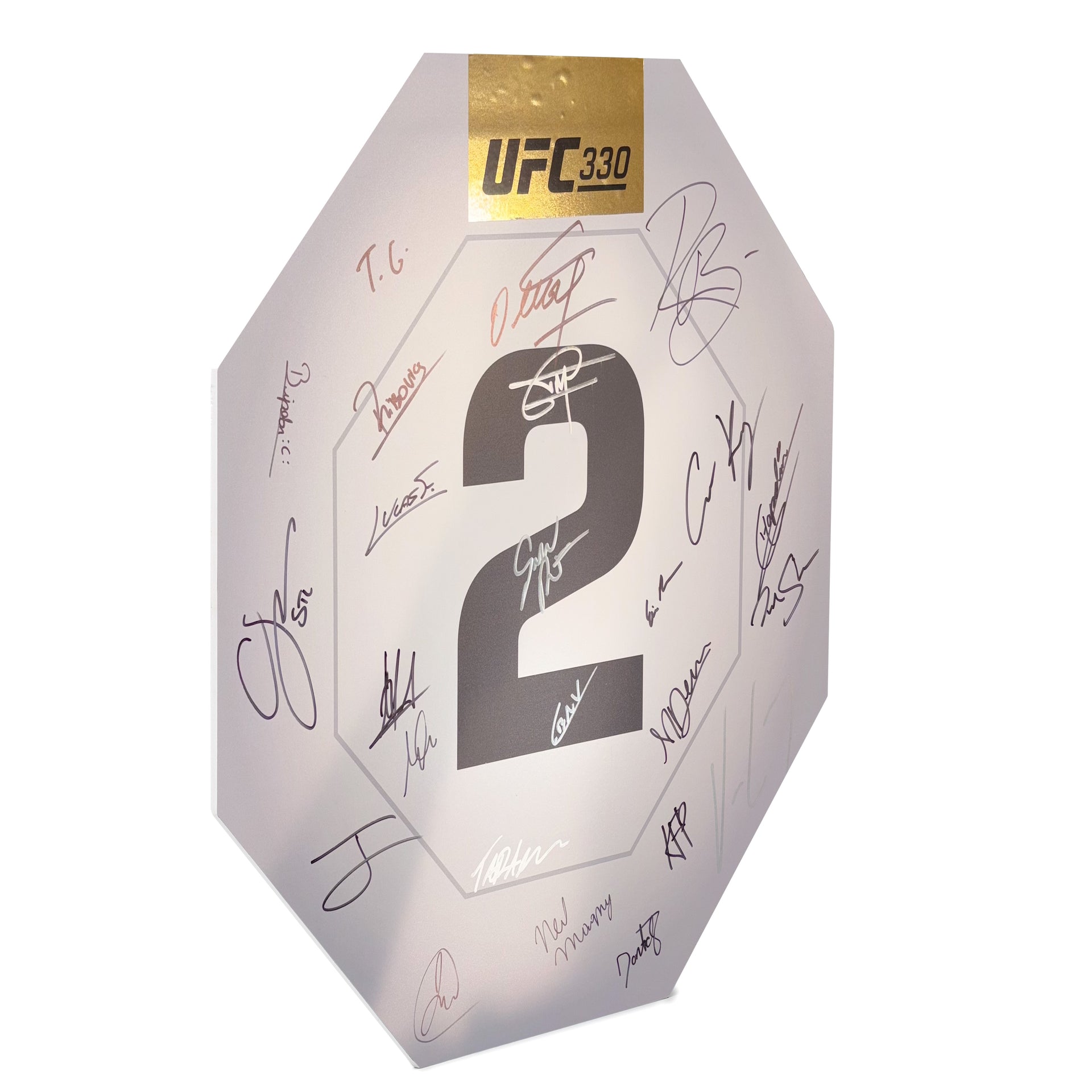 UFC 330: Makhachev vs Machado Garry Autographed Replica Round Card Two