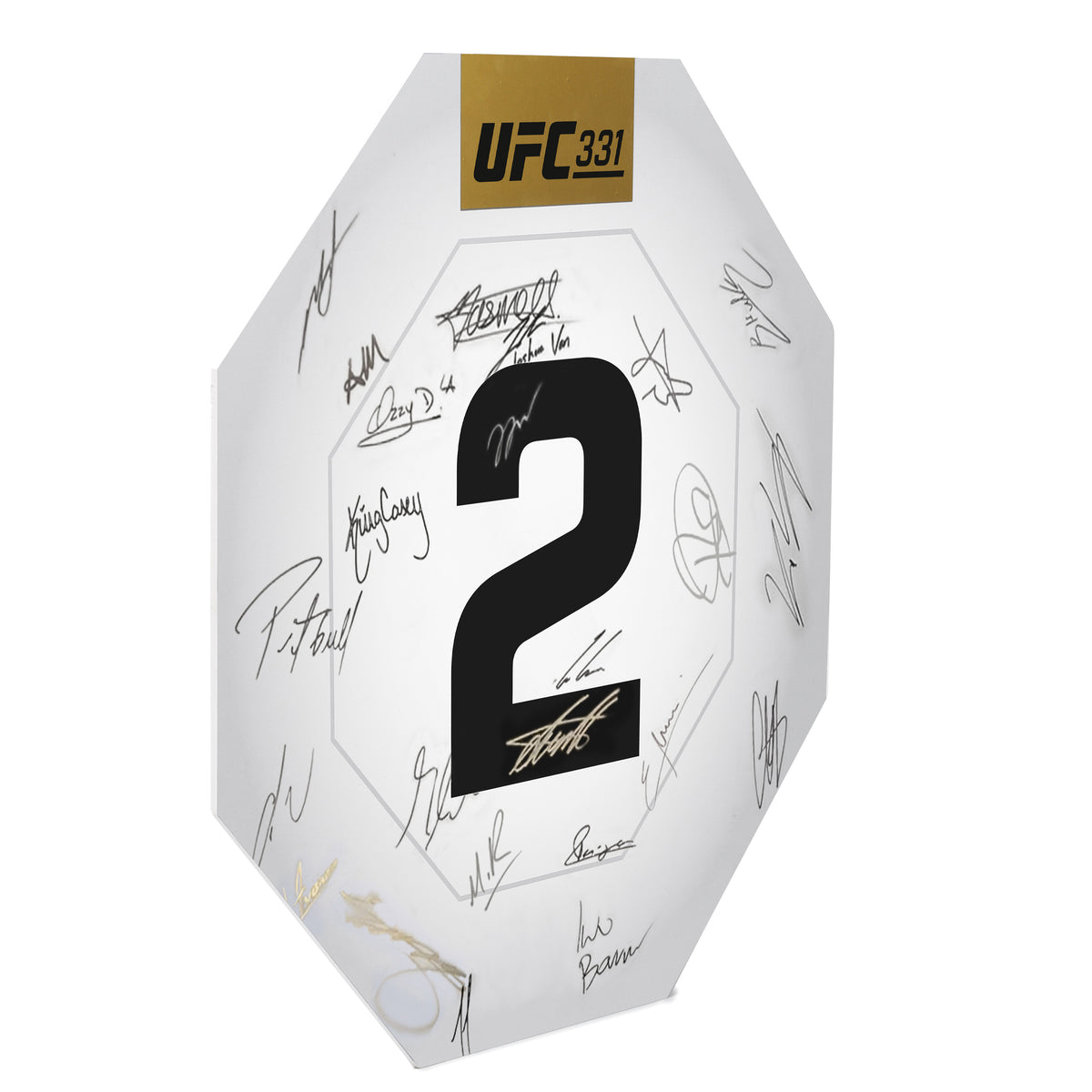 UFC 331: Van vs Pantoja 2 Signed Replica Round Card Two