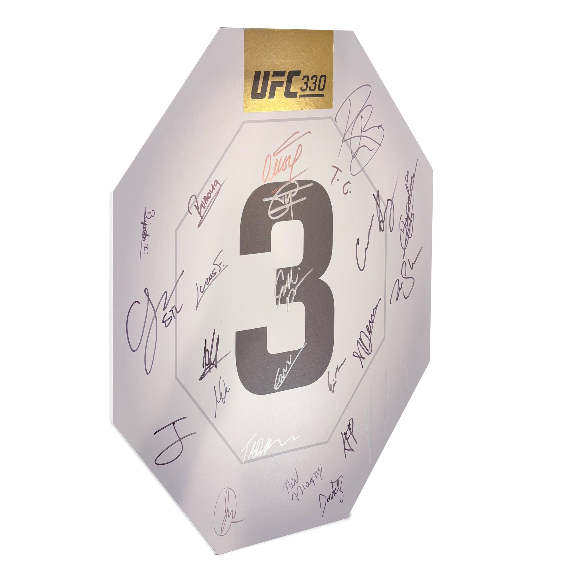 UFC 330: Makhachev vs Machado Garry Autographed Replica Round Card Three
