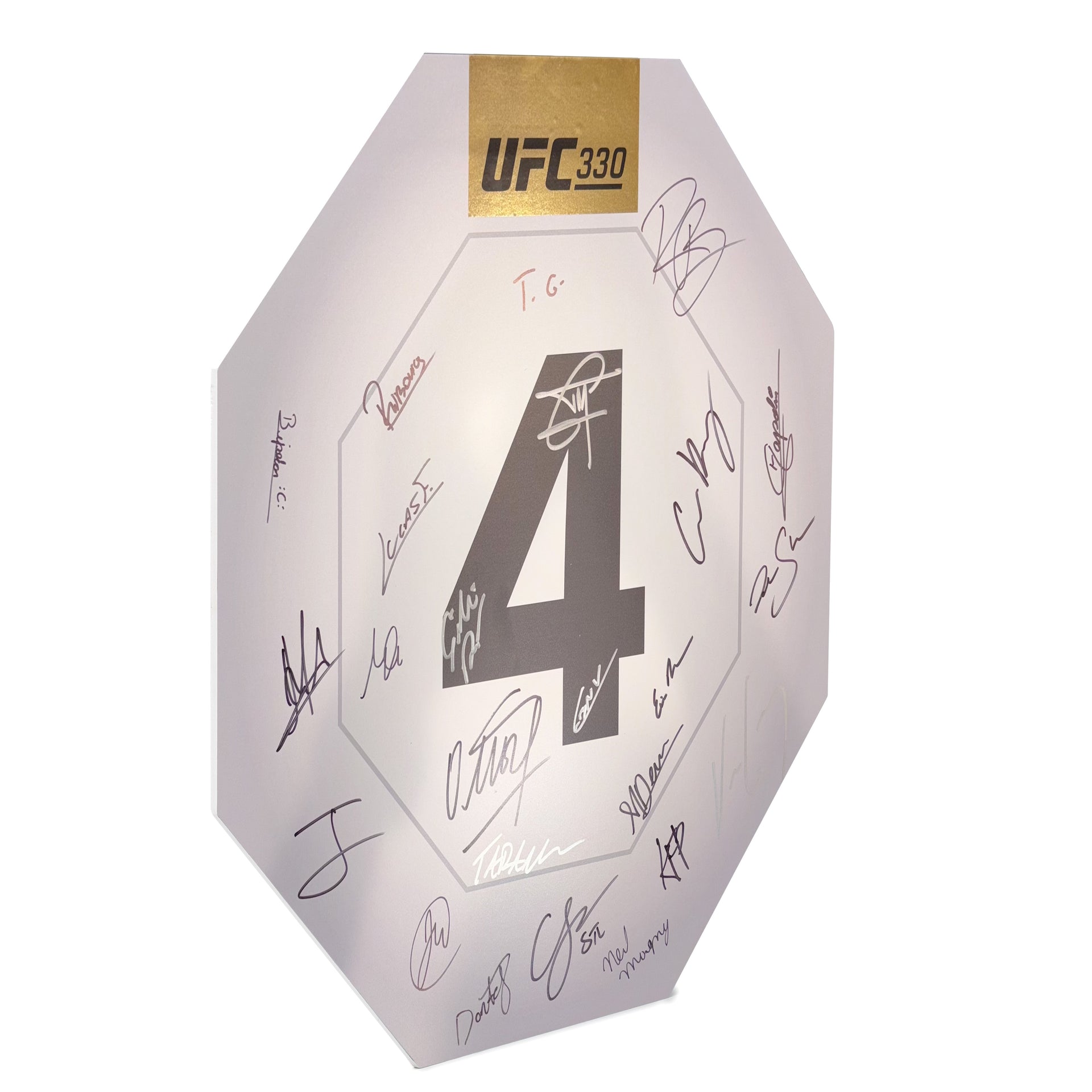 UFC 330: Makhachev vs Machado Garry Autographed Replica Round Card Four