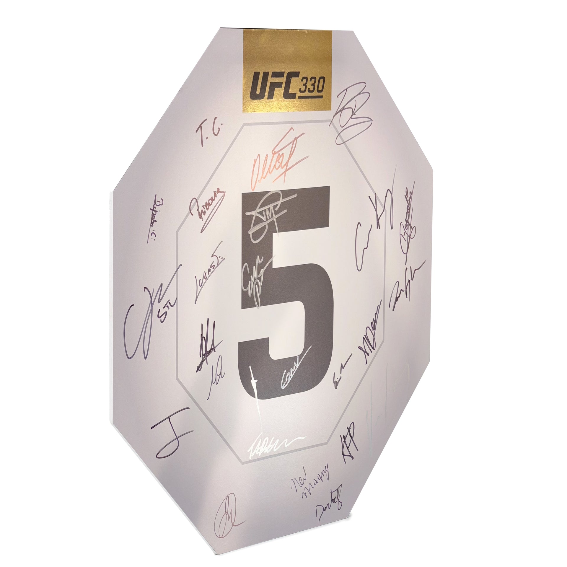 UFC 330: Makhachev vs Machado Garry Autographed Replica Round Card Five