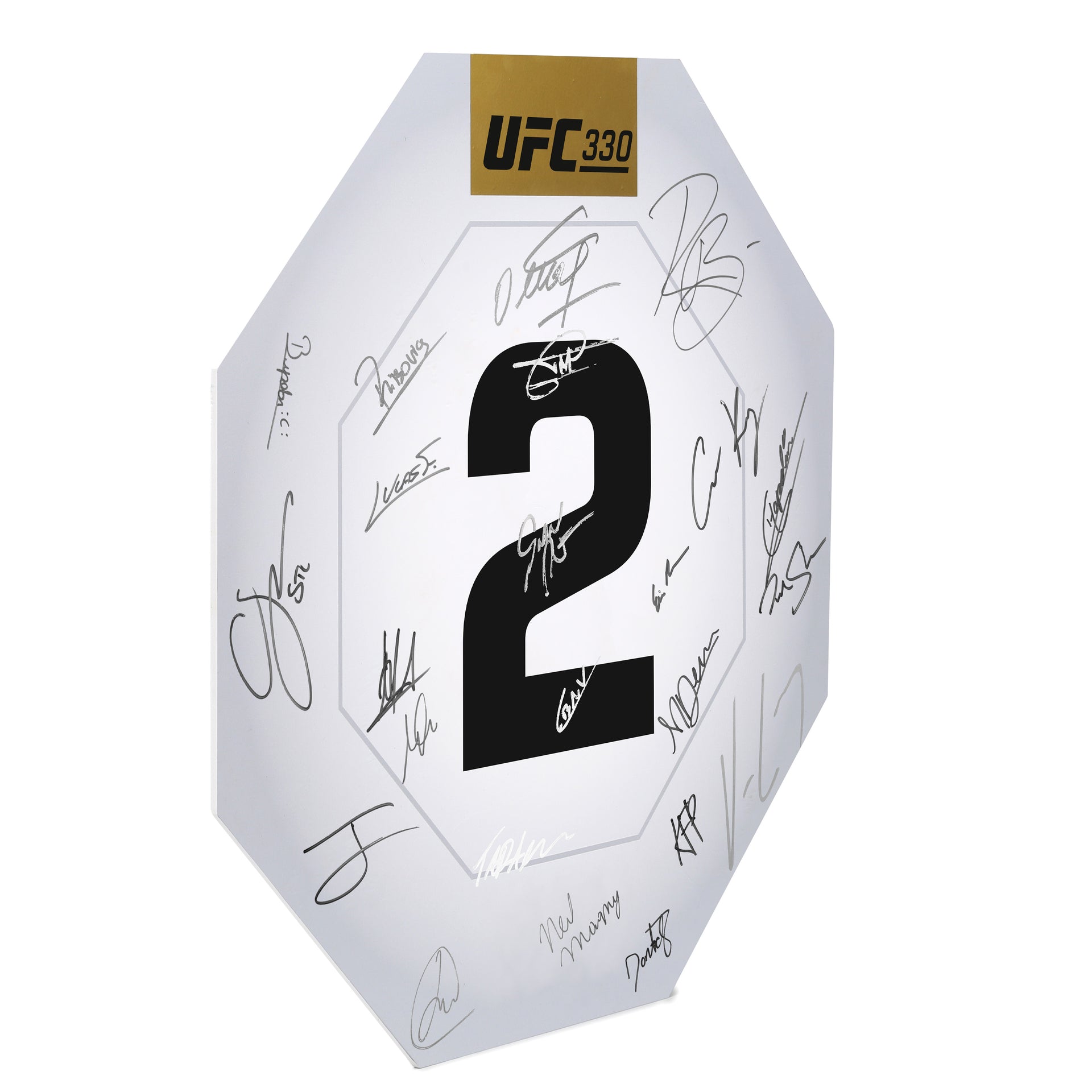 UFC 330: Makhachev vs Machado Garry Signed Replica Round Card Two