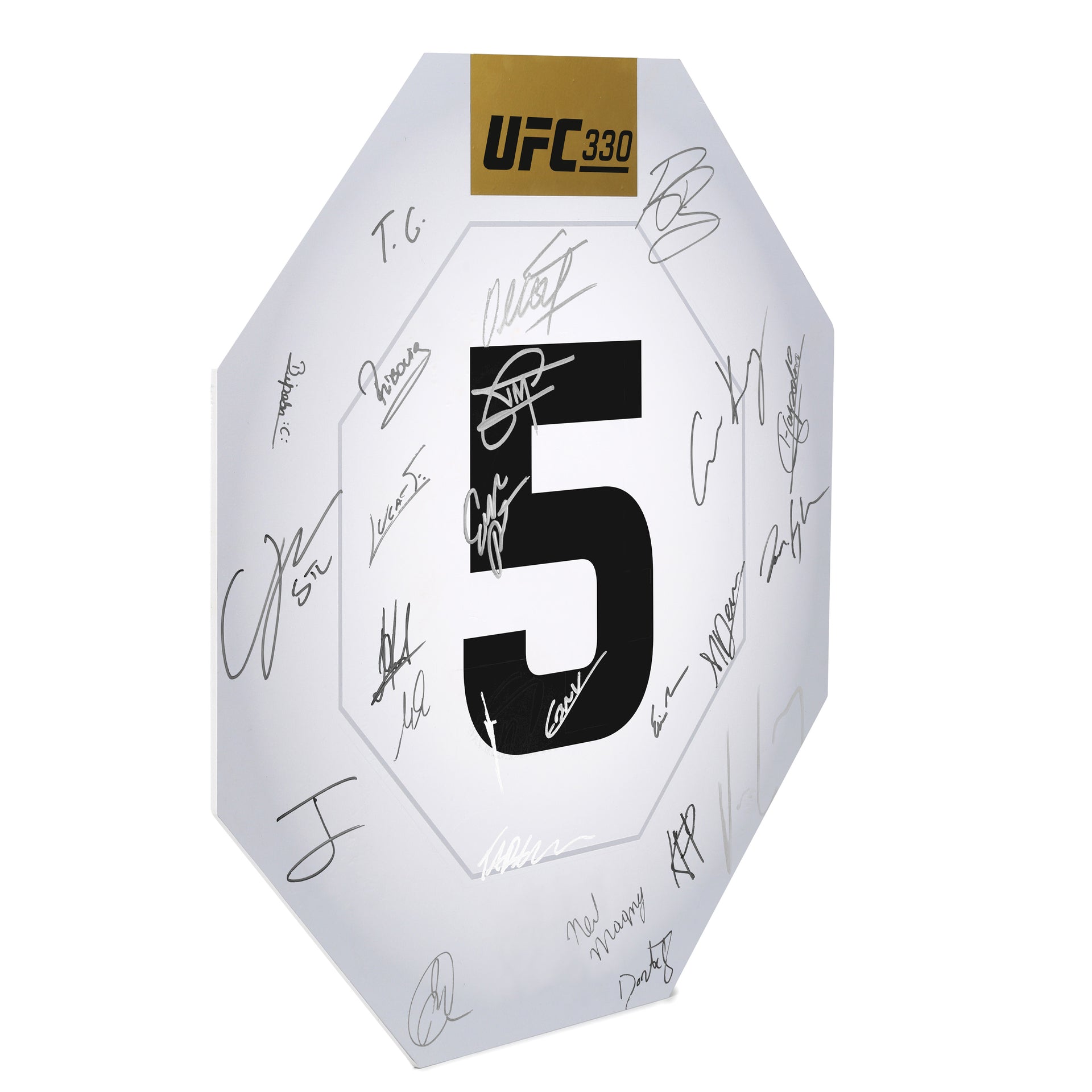 UFC 330: Makhachev vs Machado Garry Signed Replica Round Card Five