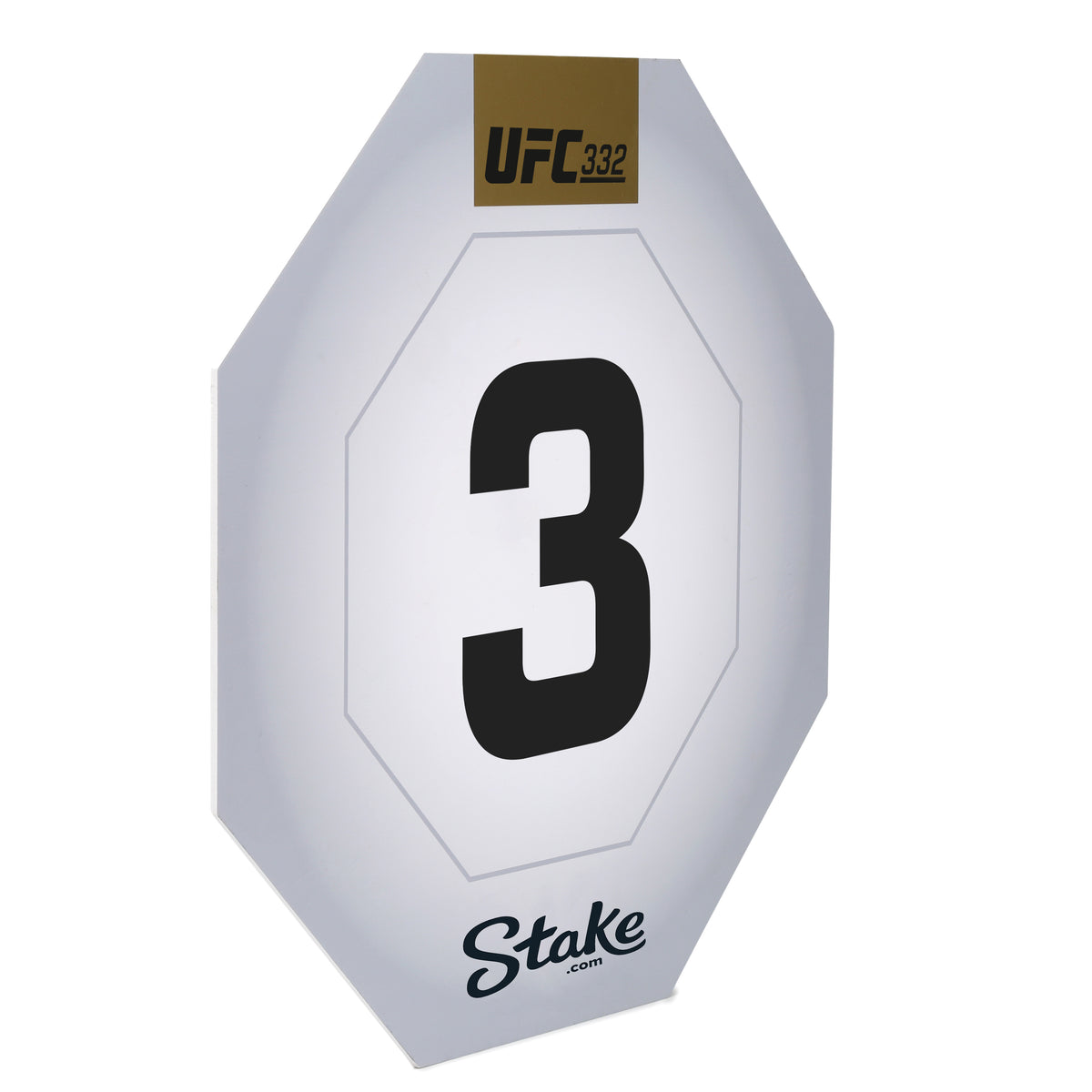 UFC 332: Silva vs Wang Event Used Round Card Three