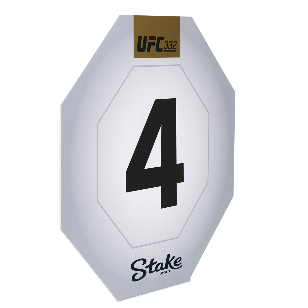 UFC 332: Silva vs Wang Event Used Round Card Four