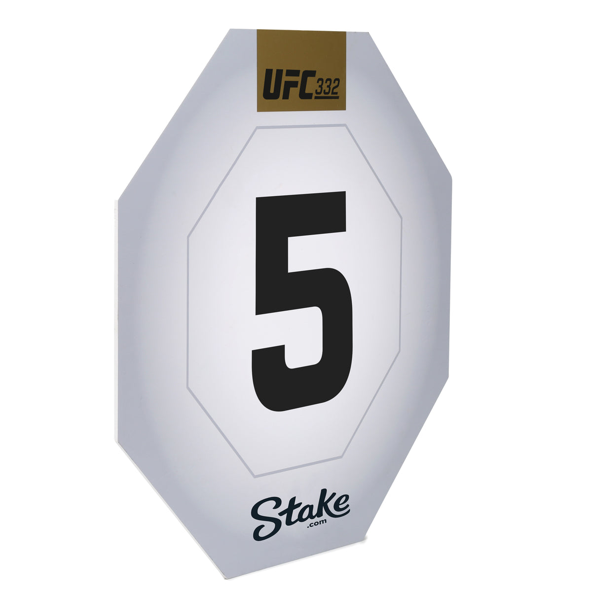 UFC 332: Silva vs Wang Event Used Round Card Five