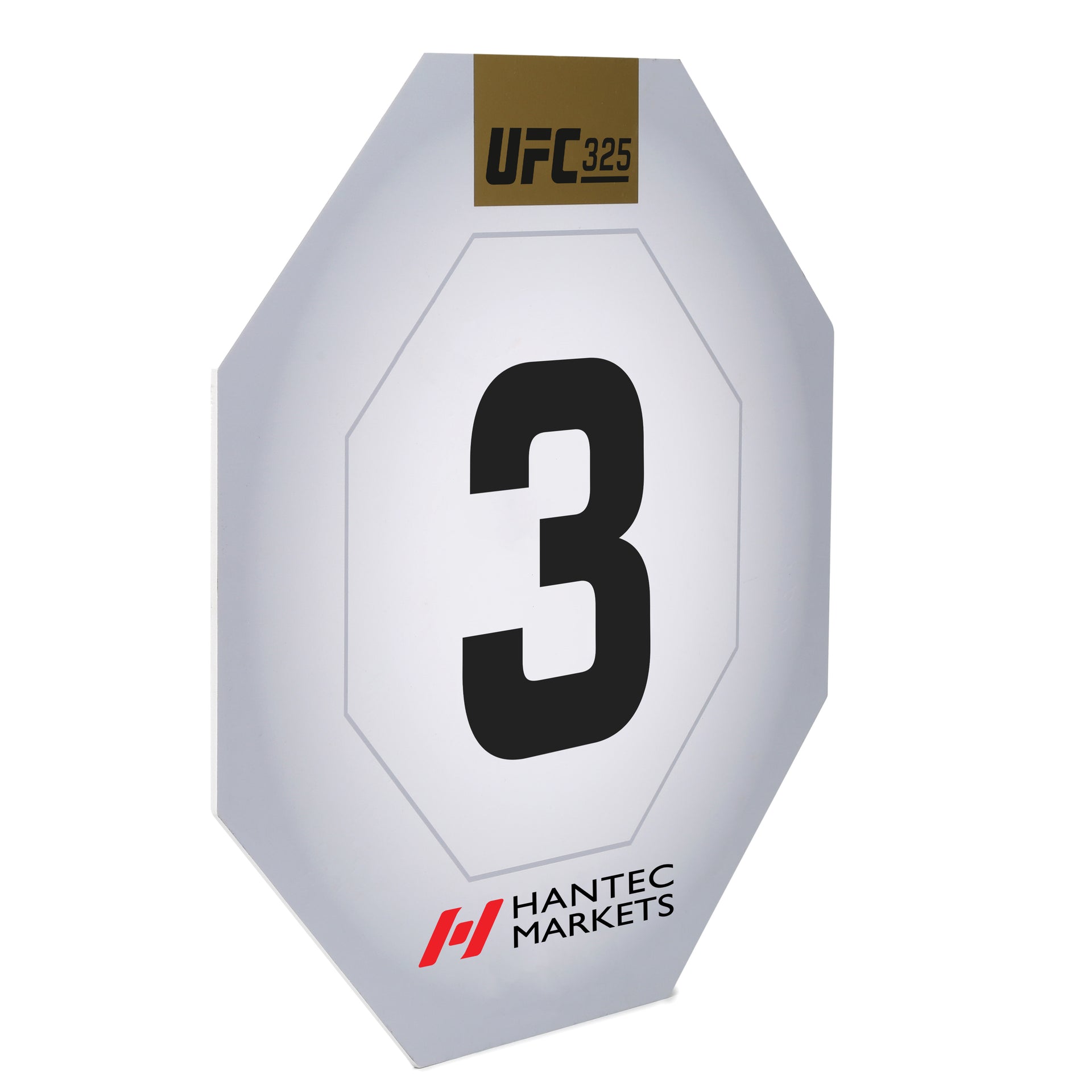 UFC 325: Volkanovski vs Lopes 2 Event Used Round Card Three