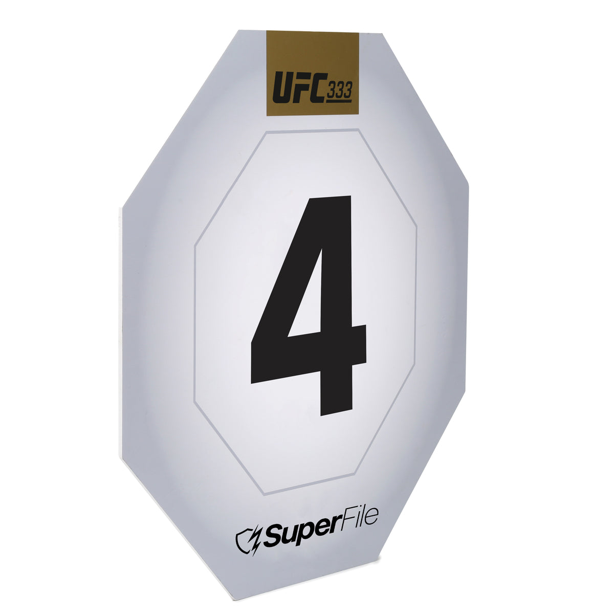 UFC 333: Volkanovski vs Evloev Event Used Round Card Four