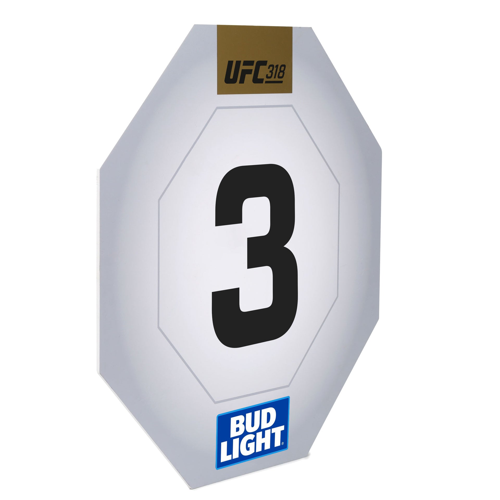 UFC 318: Holloway vs Poirier 3 Event Used Round Three Card