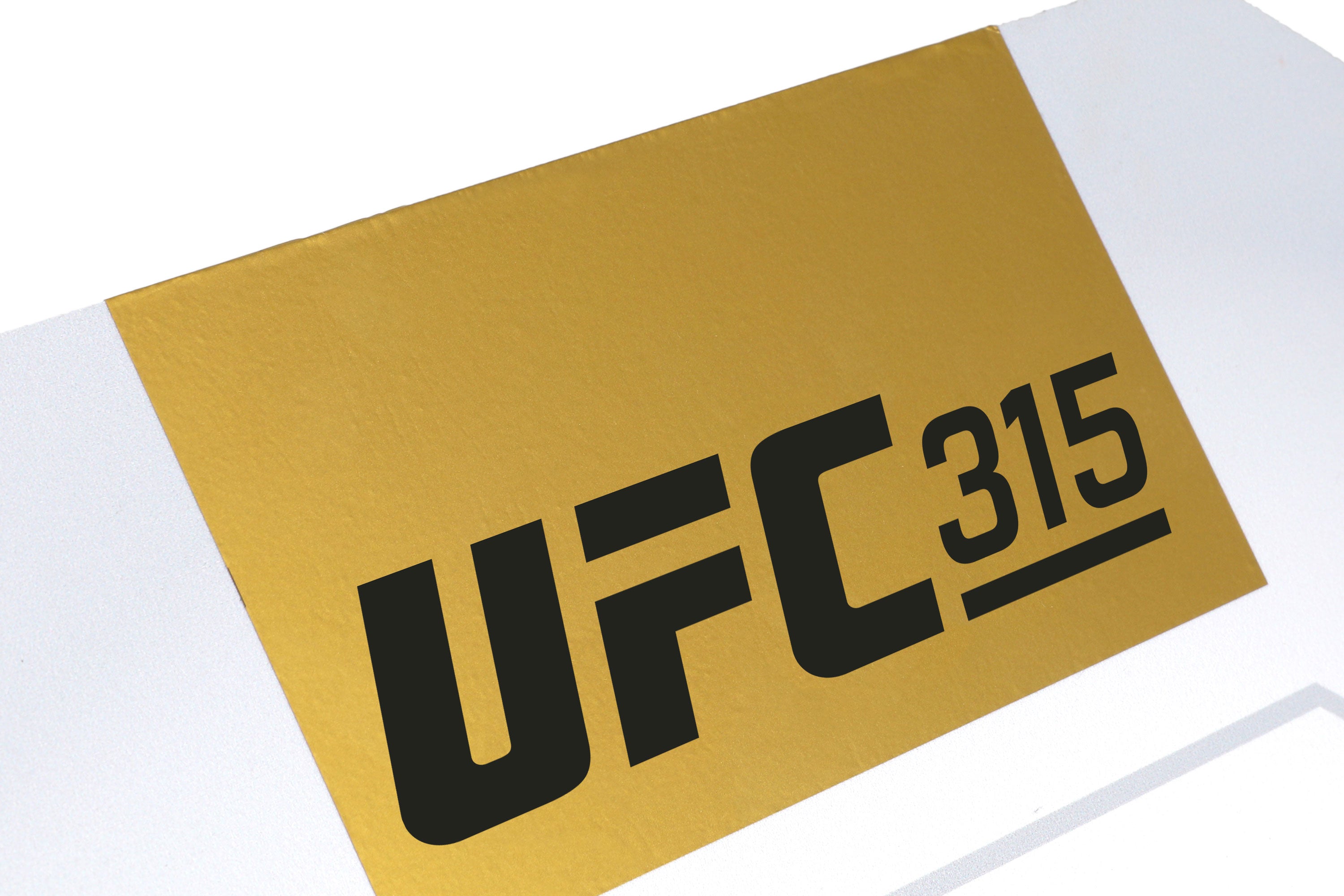 UFC 315: Muhammad vs Della Maddalena Event Used Round One Card