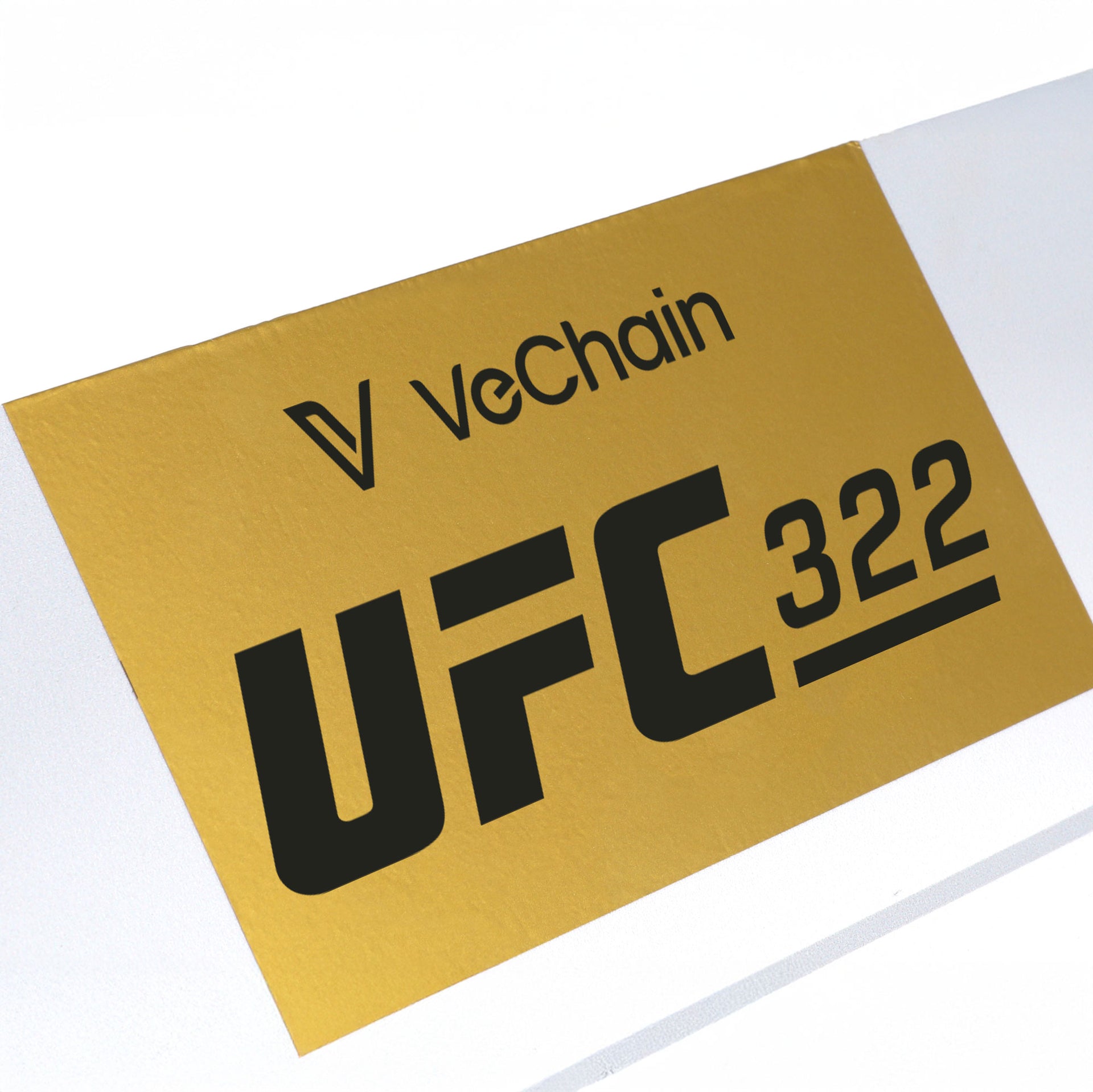 VeChain UFC 322: Della Maddalena vs Makhachev Event Used Round Card Five