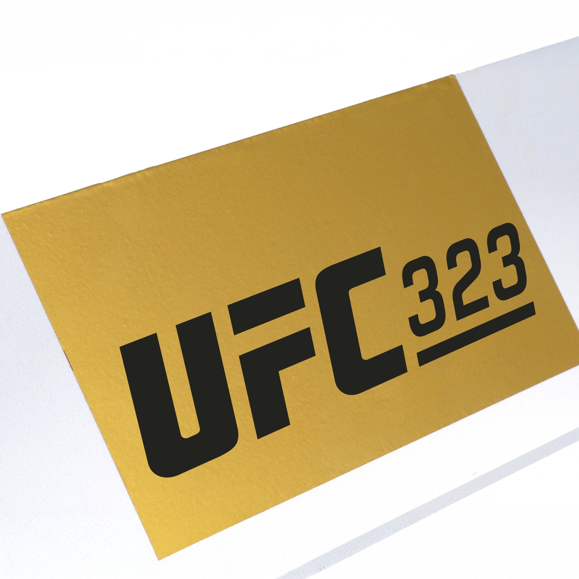 UFC 323: Dvalishvili vs Yan 2 Event Used Round Card Five