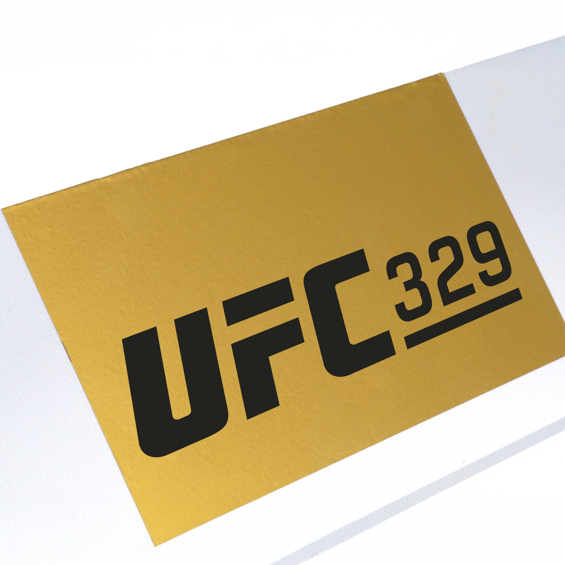 UFC 329: McGregor vs Holloway 2 Event Used Round Card Four