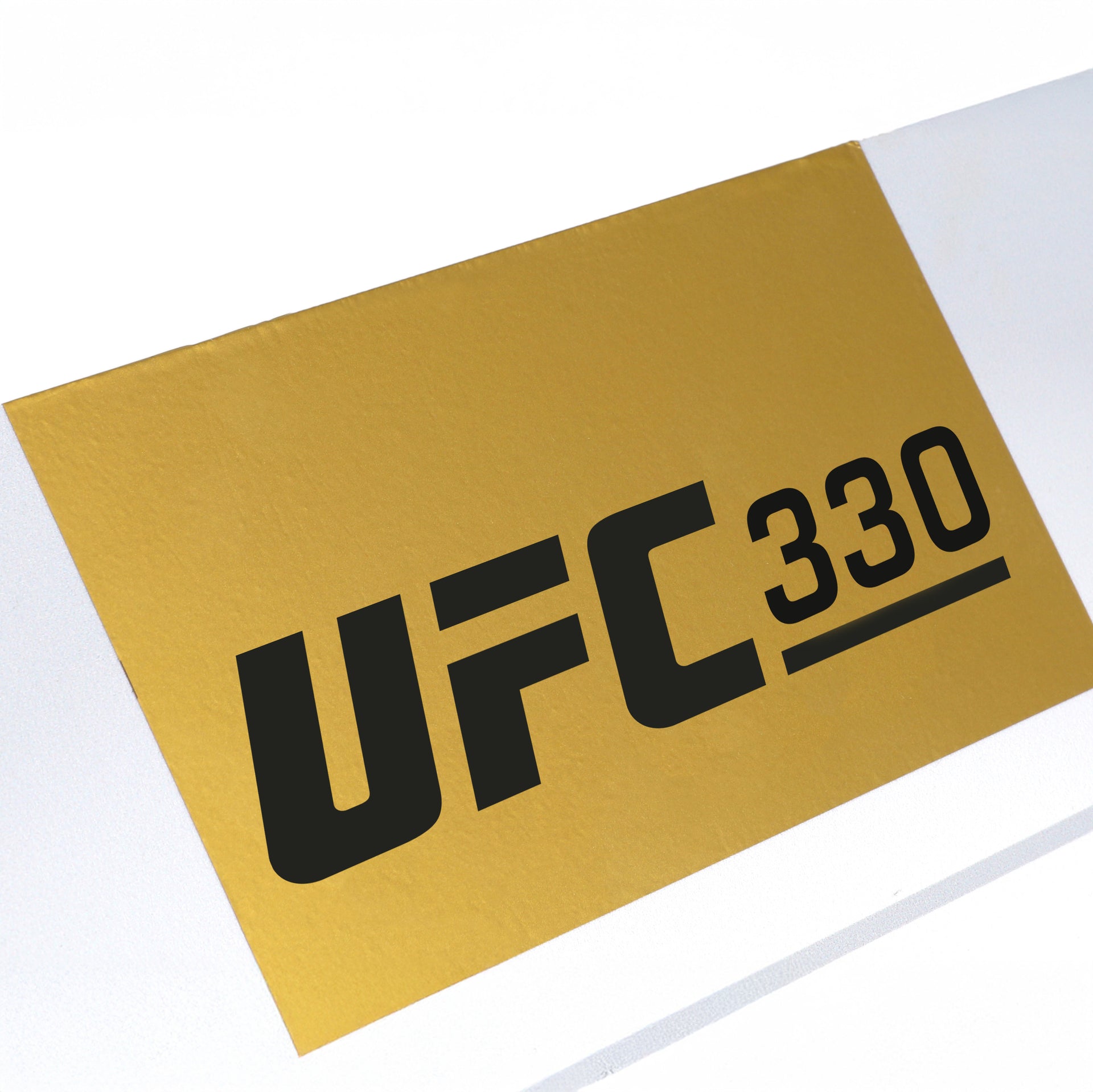 UFC 330: Makhachev vs Machado Garry Event Used Round Card Four