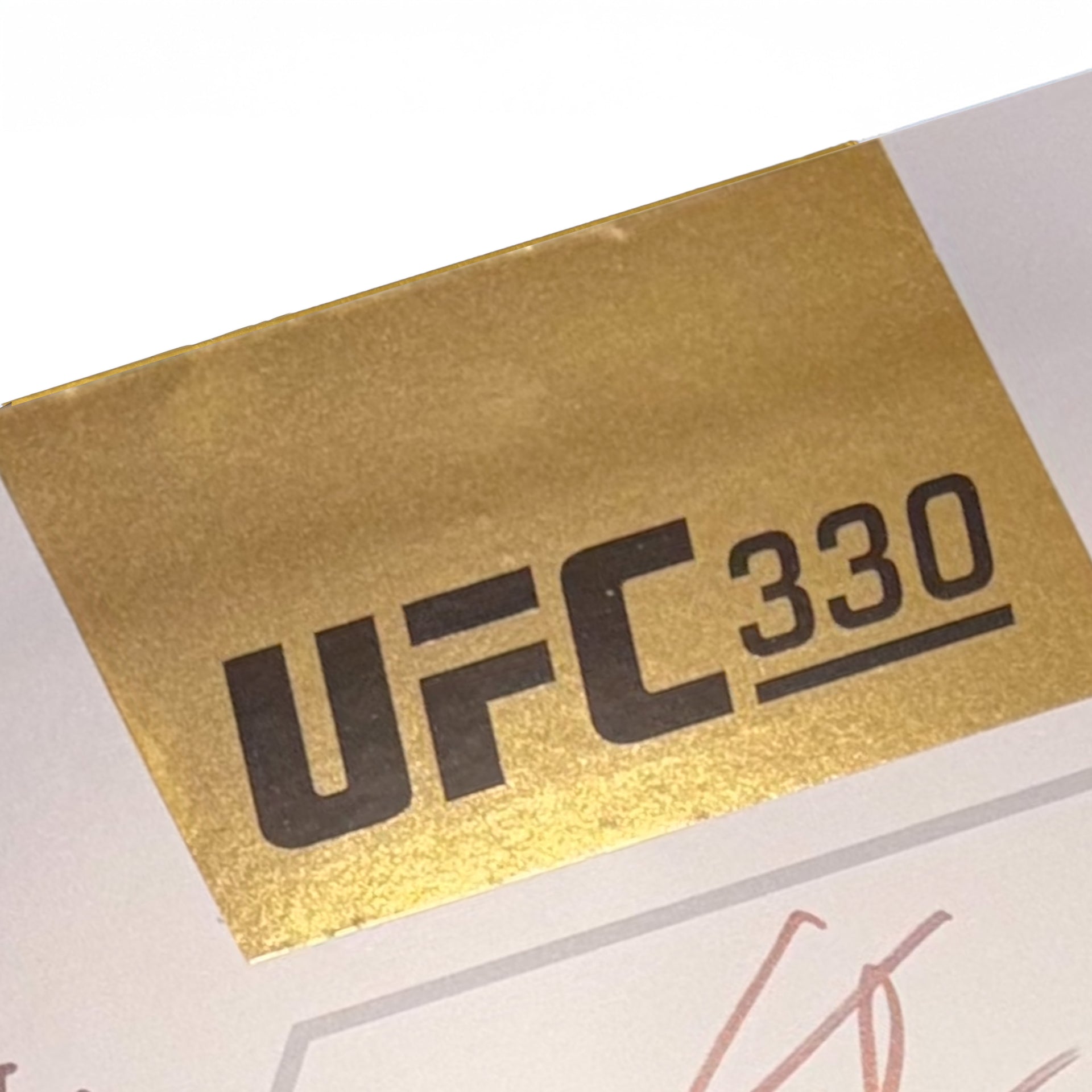 UFC 330: Makhachev vs Machado Garry Autographed Replica Round Card One