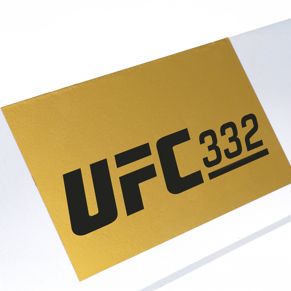 UFC 332: Silva vs Wang Event Used Round Card Four