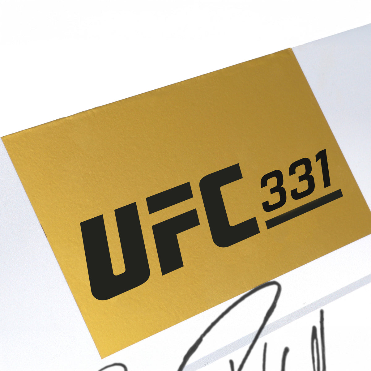 UFC 331: Van vs Pantoja 2 Signed Replica Round Card Two