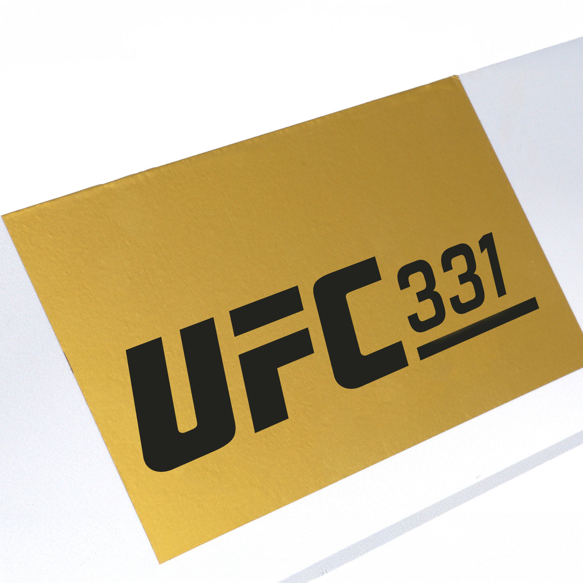 UFC 331: Van vs Pantoja 2 Event Used Round Card Four