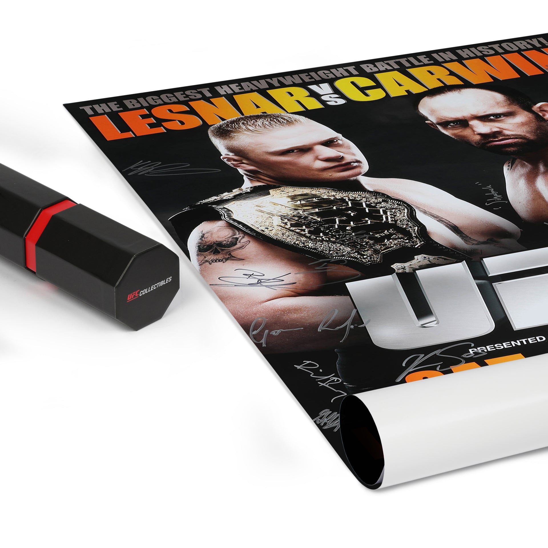 UFC 116: Lesnar vs Carwin Autographed Event Poster