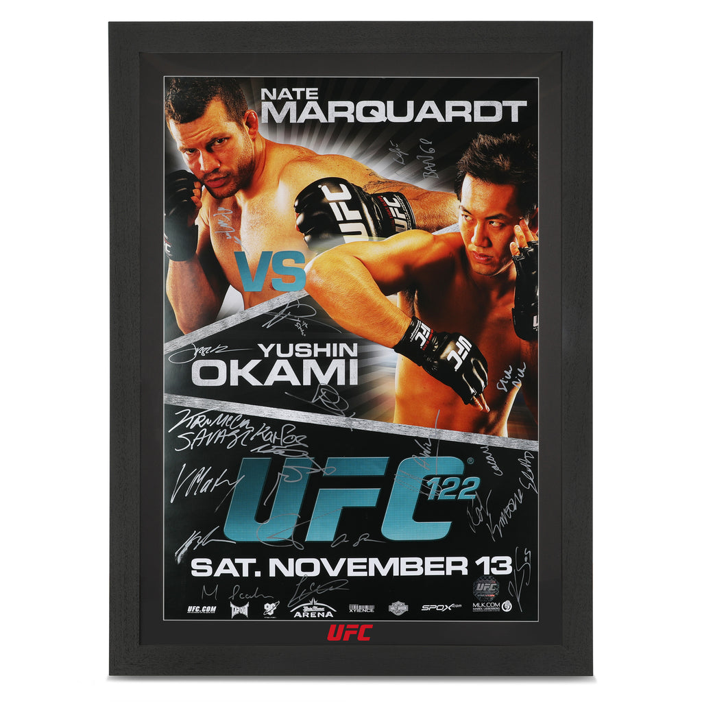 UFC 122: Marquardt vs Okami Autographed Event Poster