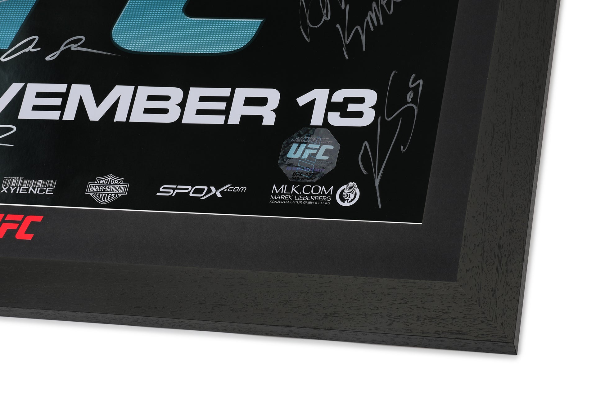 UFC 122: Marquardt vs Okami Autographed Event Poster