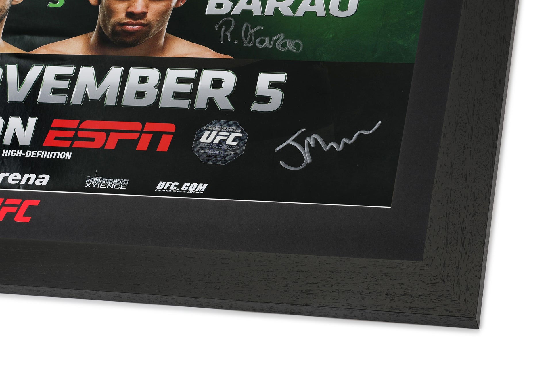 UFC 138: Leben vs Munoz Autographed Event Poster