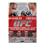 UFC 139: Shogun vs Henderson Autographed Event Poster