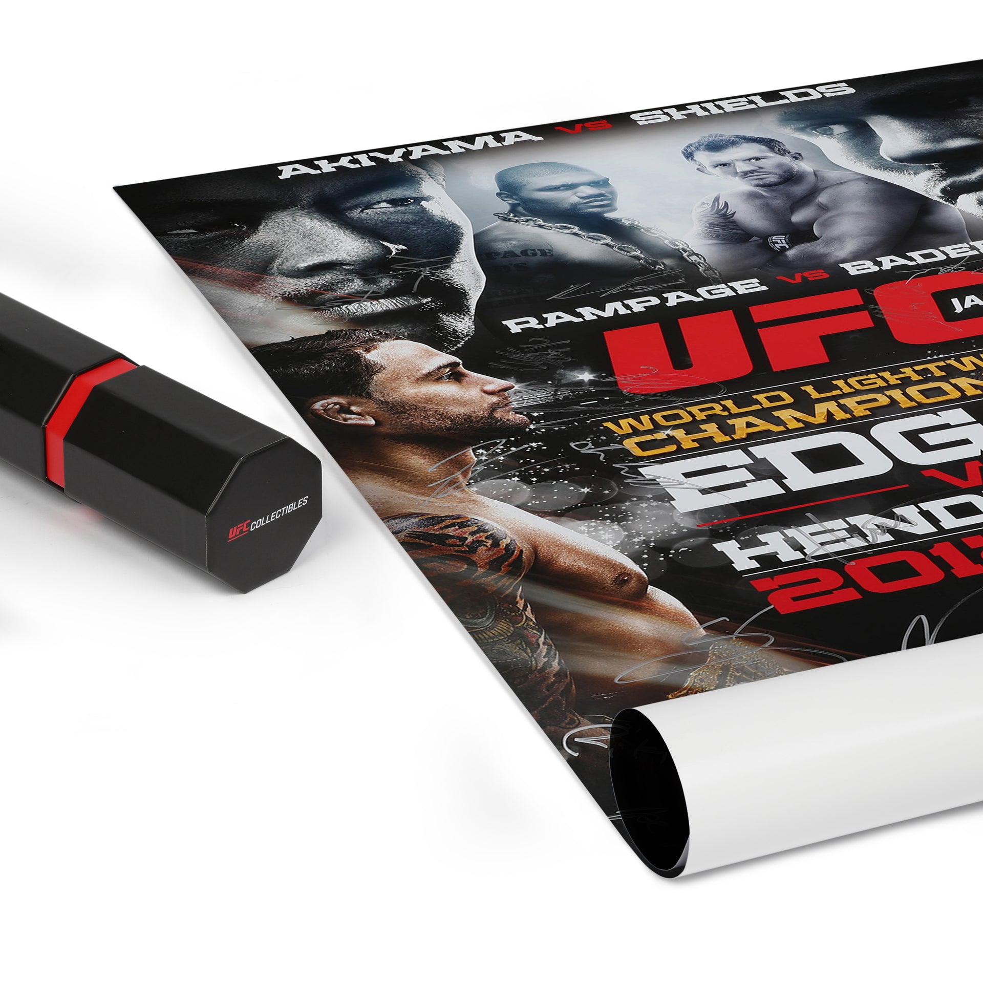 UFC 144: Edgar vs Henderson Autographed Event Poster