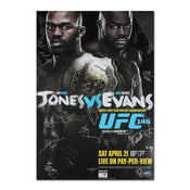 UFC 145: Jones vs Evans Autographed Event Poster