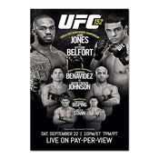 UFC 152: Jones vs Belfort Autographed Event Poster