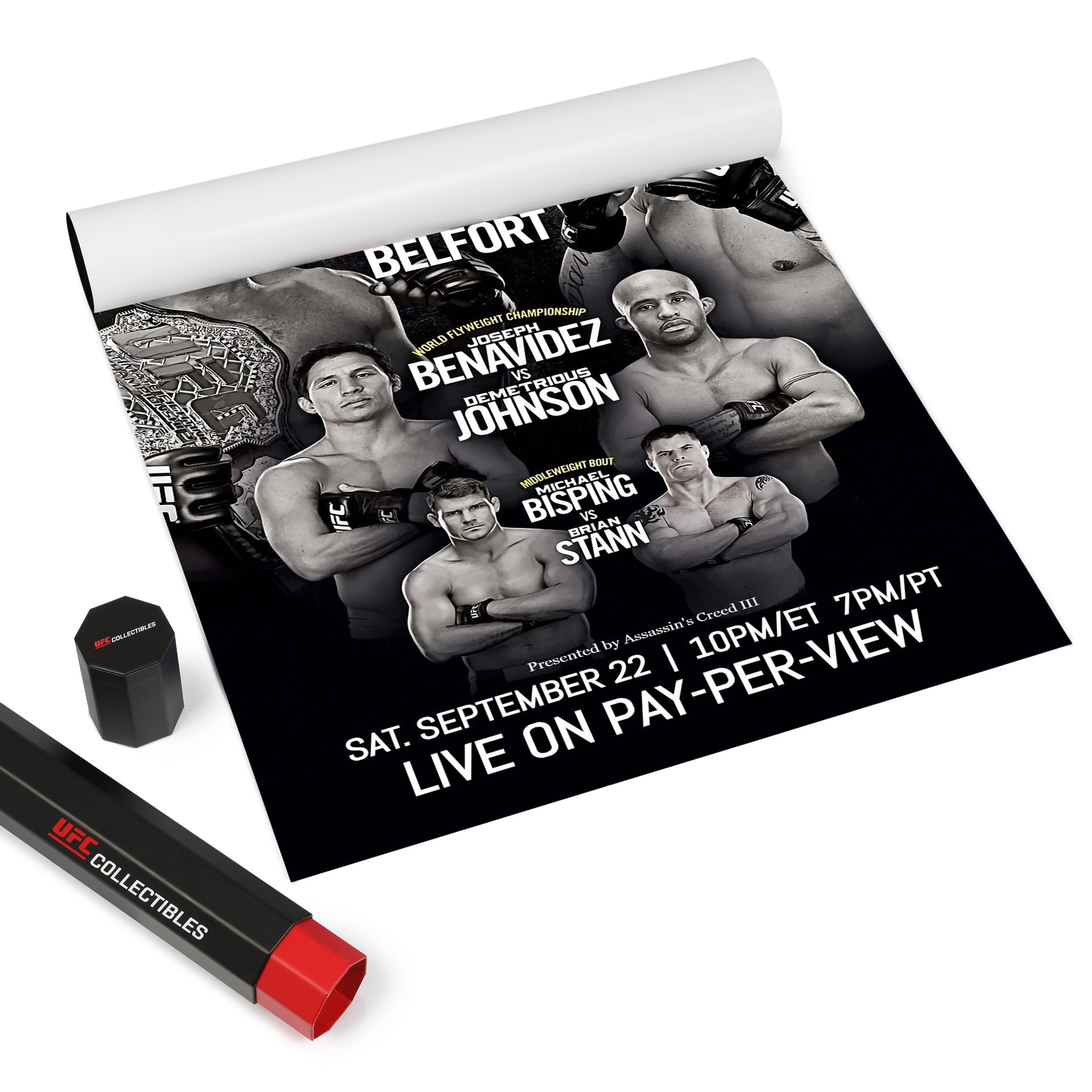 UFC 152: Jones vs Belfort Autographed Event Poster