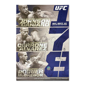 UFC 178: Johnson vs Cariaso Autographed Event Poster