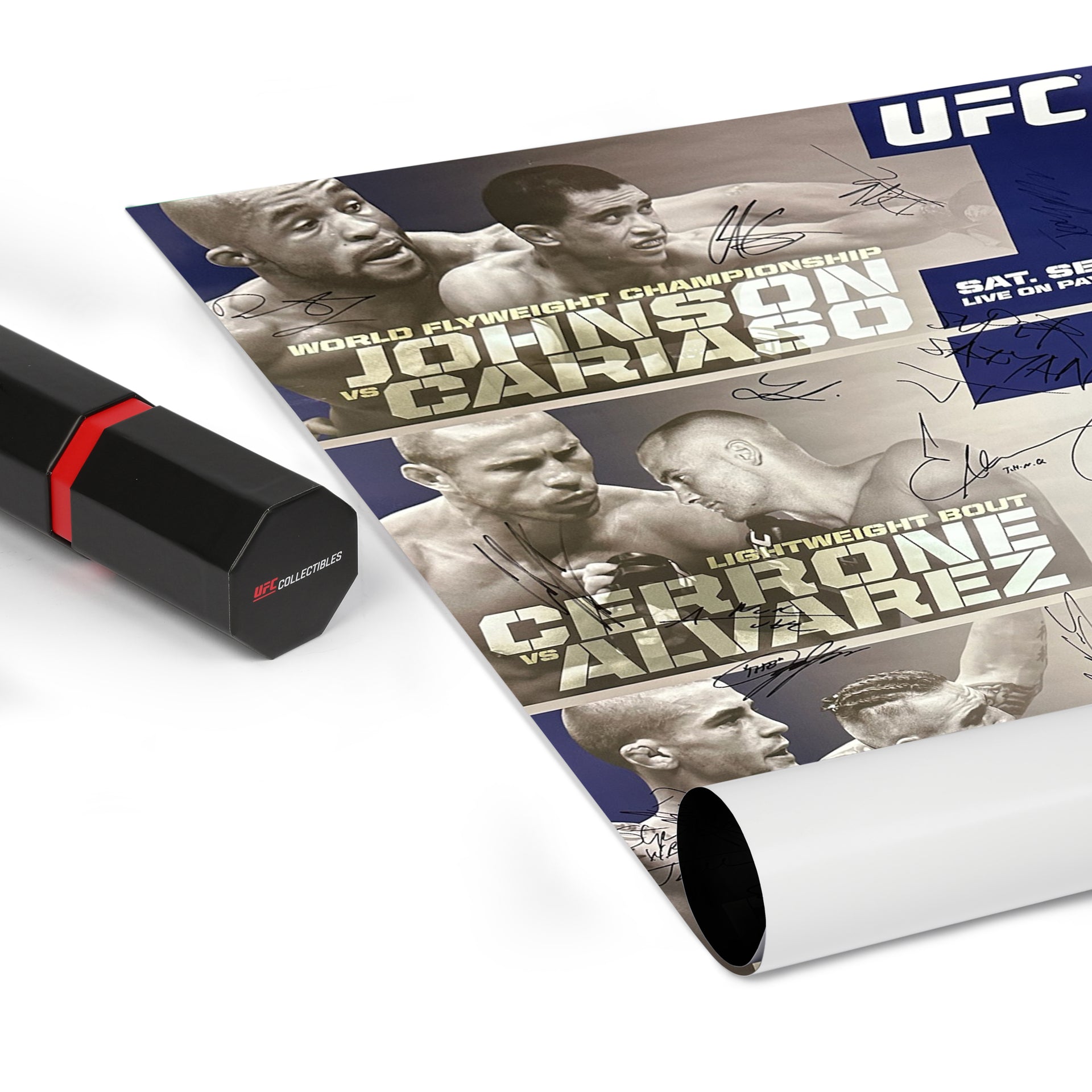 UFC 178: Johnson vs Cariaso Autographed Event Poster