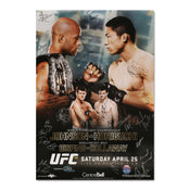 UFC 186: Johnson vs Horiguchi Autographed Event Poster