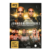 UFC 191: Johnson vs Dodson 2 Autographed Event Poster