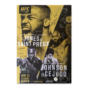 UFC 197: Jones vs Saint Preux Autographed Event Poster