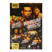 UFC 198: Werdum vs Miocic Autographed Event Poster