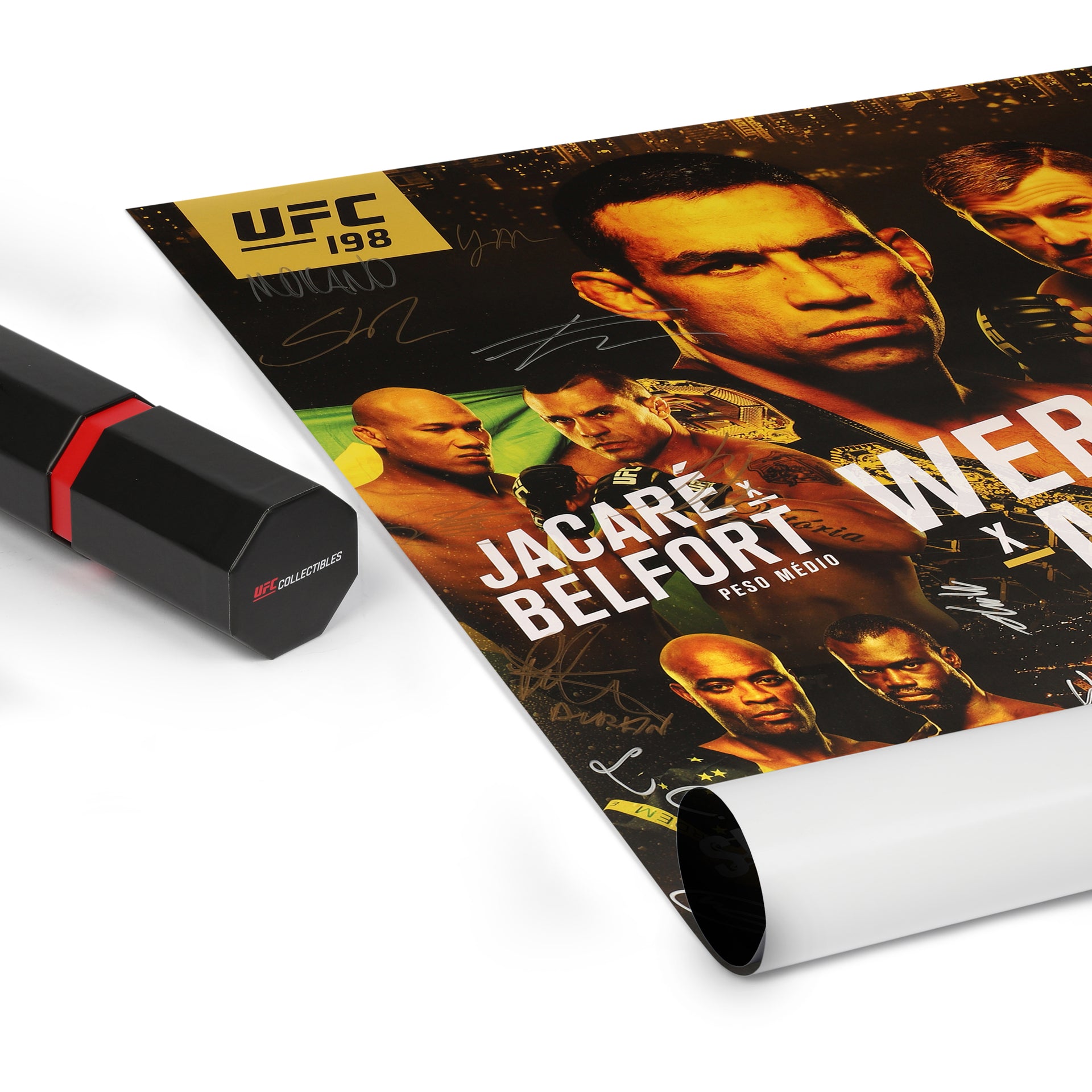 UFC 198: Werdum vs Miocic Autographed Event Poster