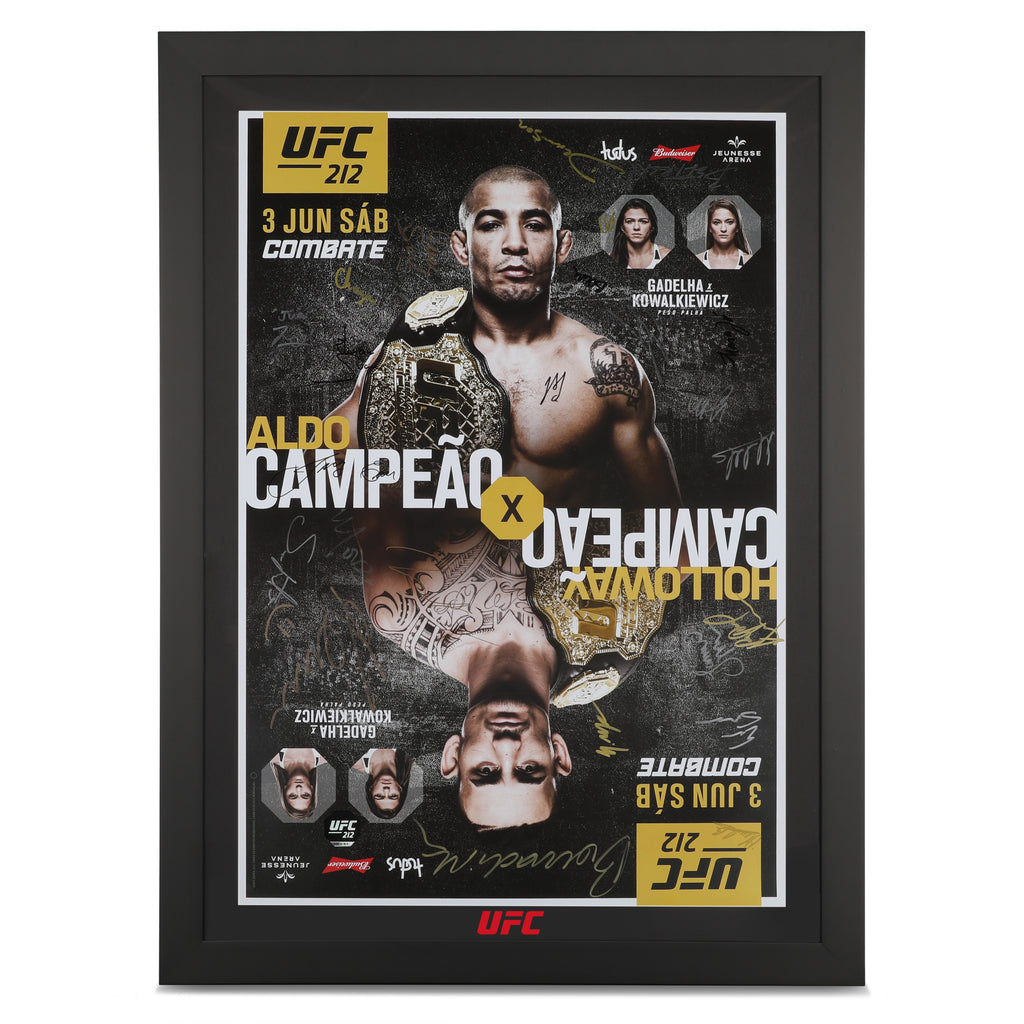 UFC 212: Aldo vs Holloway Autographed Event Poster