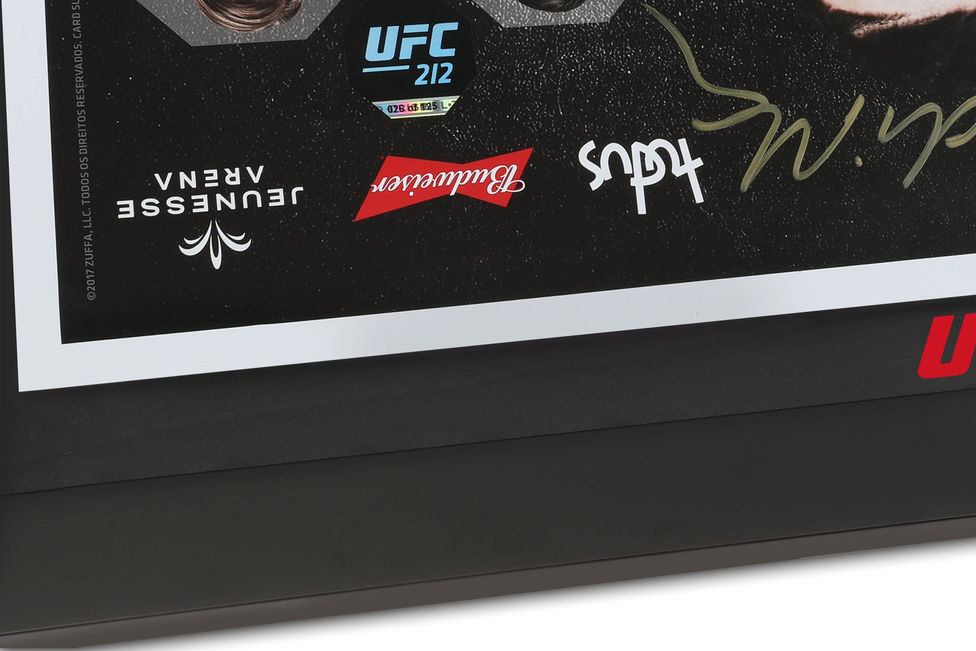 UFC 212: Aldo vs Holloway Autographed Event Poster