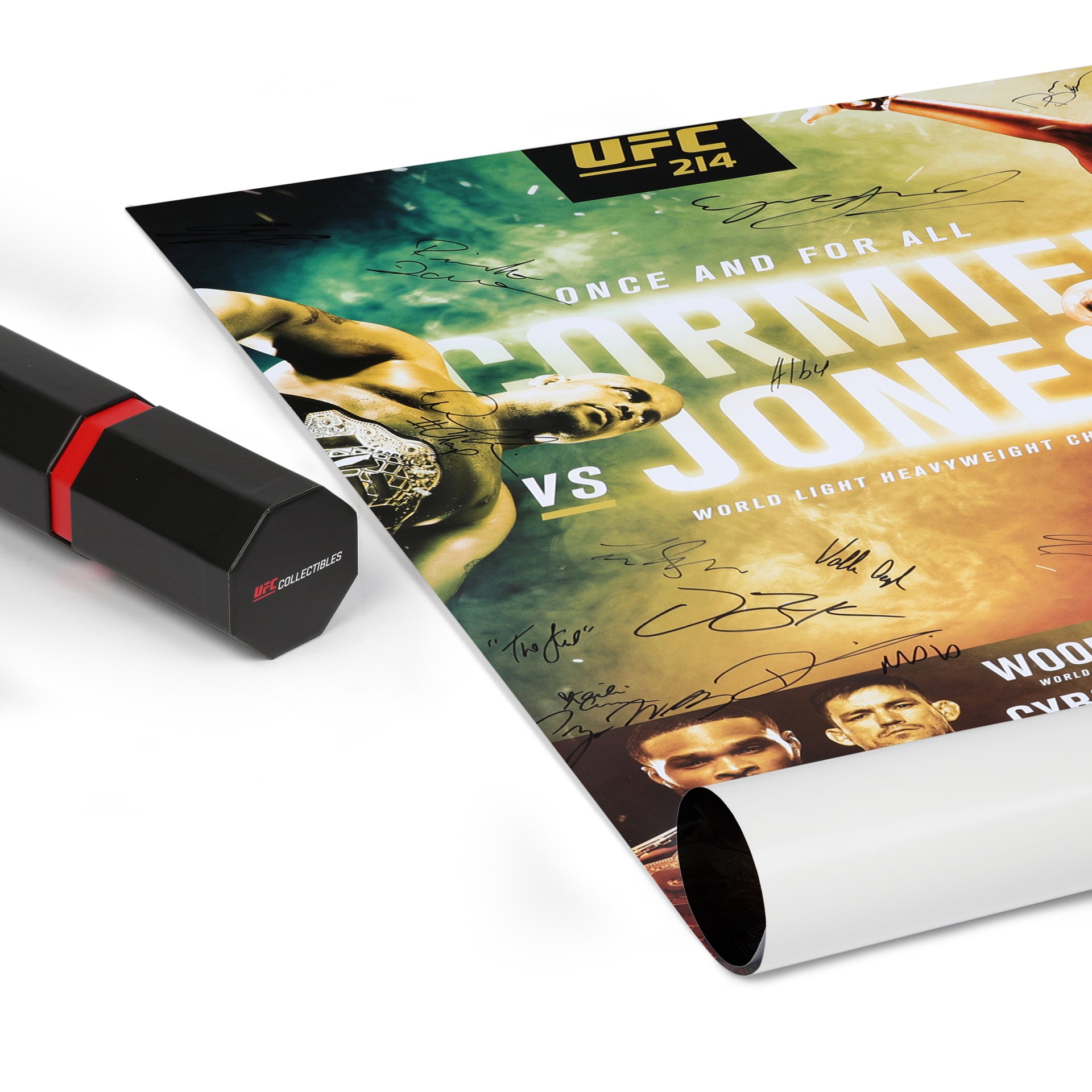 UFC 214: Cormier vs Jones 2 Autographed Event Poster