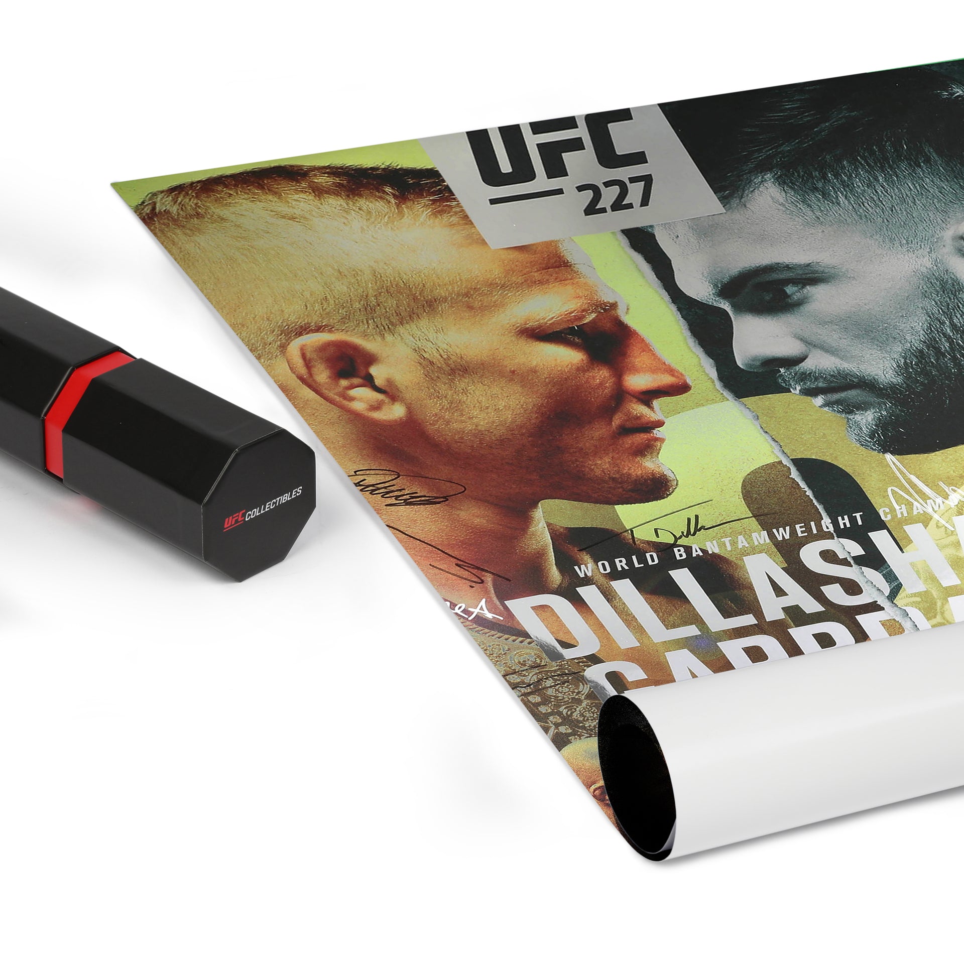 UFC 227: Dillashaw vs Garbrandt 2 Autographed Event Poster