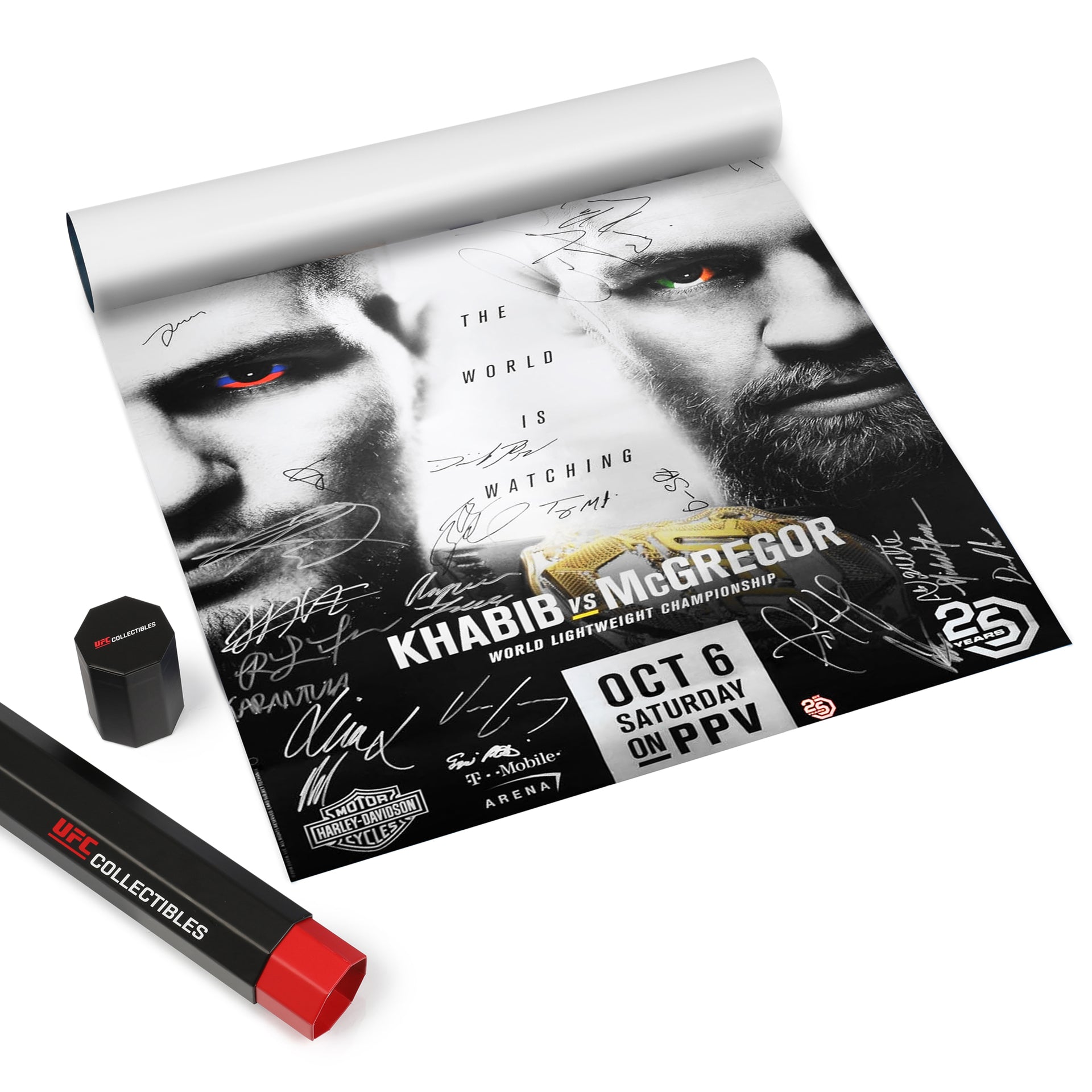 UFC 229: Khabib vs McGregor Autographed Event Poster