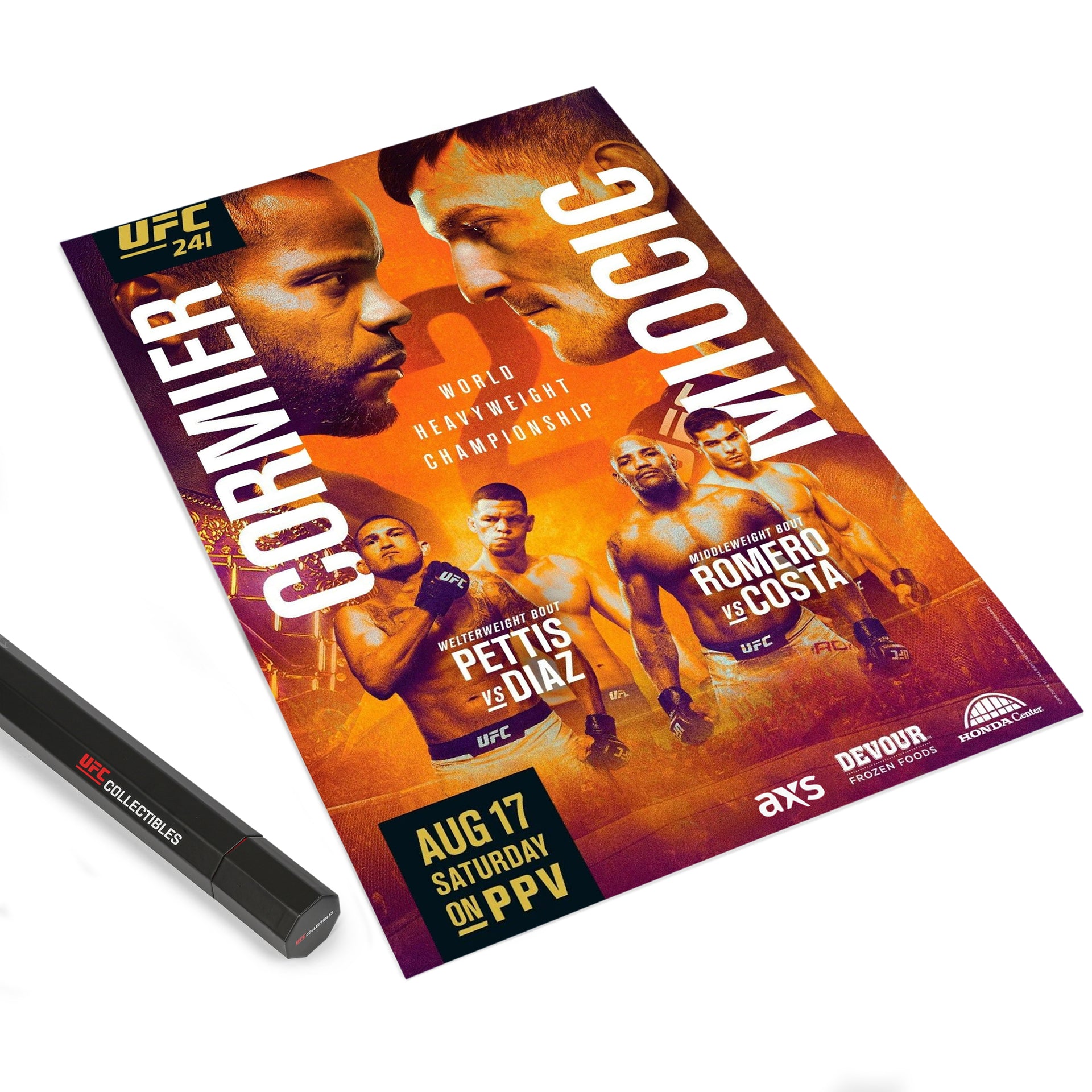UFC 241: Cormier vs Miocic 2 Autographed Event Poster