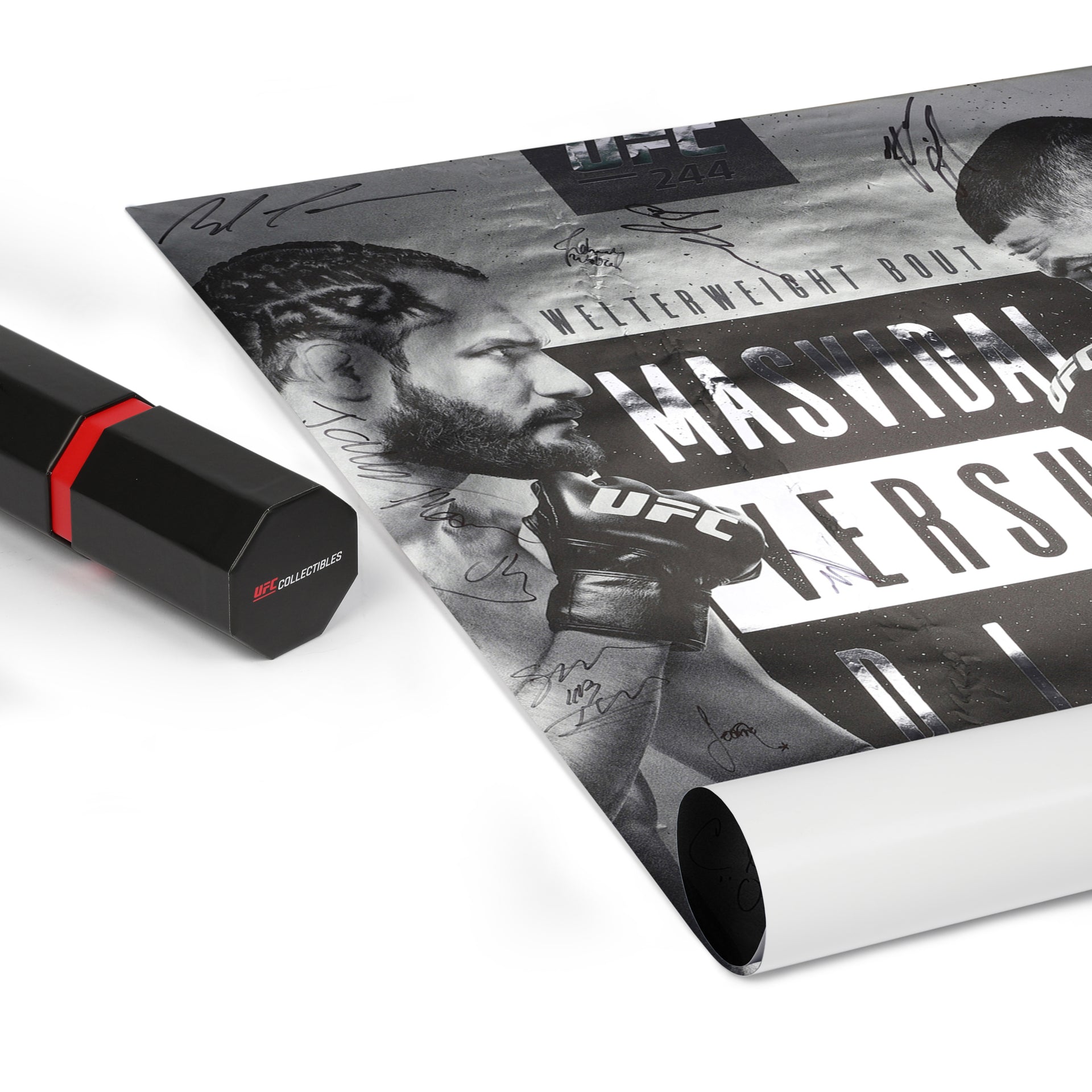 UFC 244: Masvidal vs Diaz Autographed Event Poster