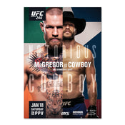 UFC 246: McGregor vs Cowboy Autographed Event Poster