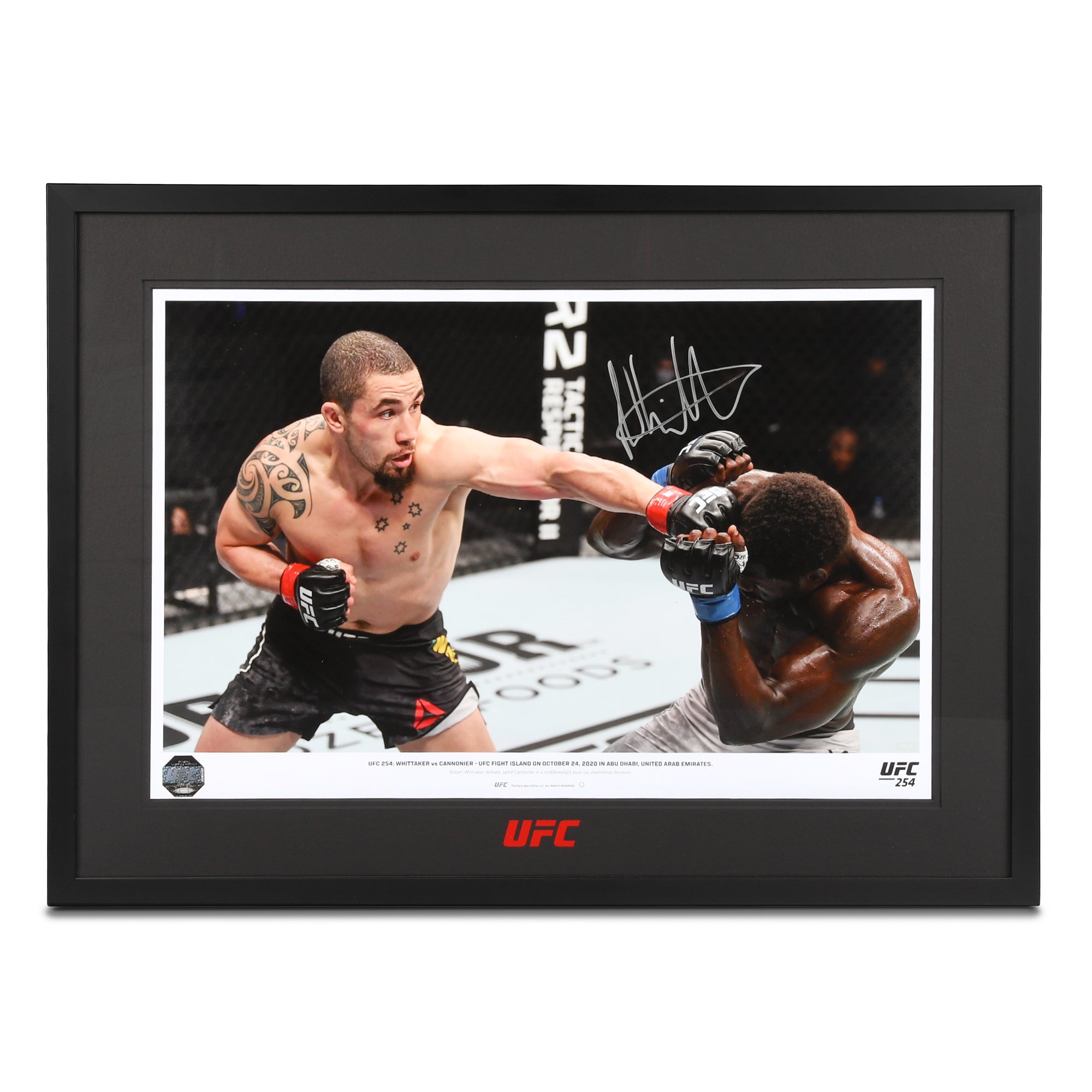 Robert Whittaker Signed Photo UFC 254