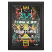UFC 263: Adesanya vs Vettori 2 Autographed Event Poster