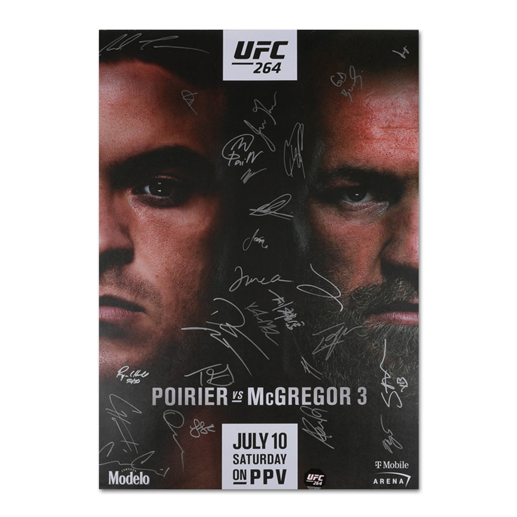 UFC 264: Poirier vs McGregor 3 Autographed Event Poster