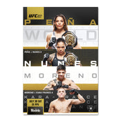 UFC 277: Peña vs Nunes 2 Autographed Event Poster